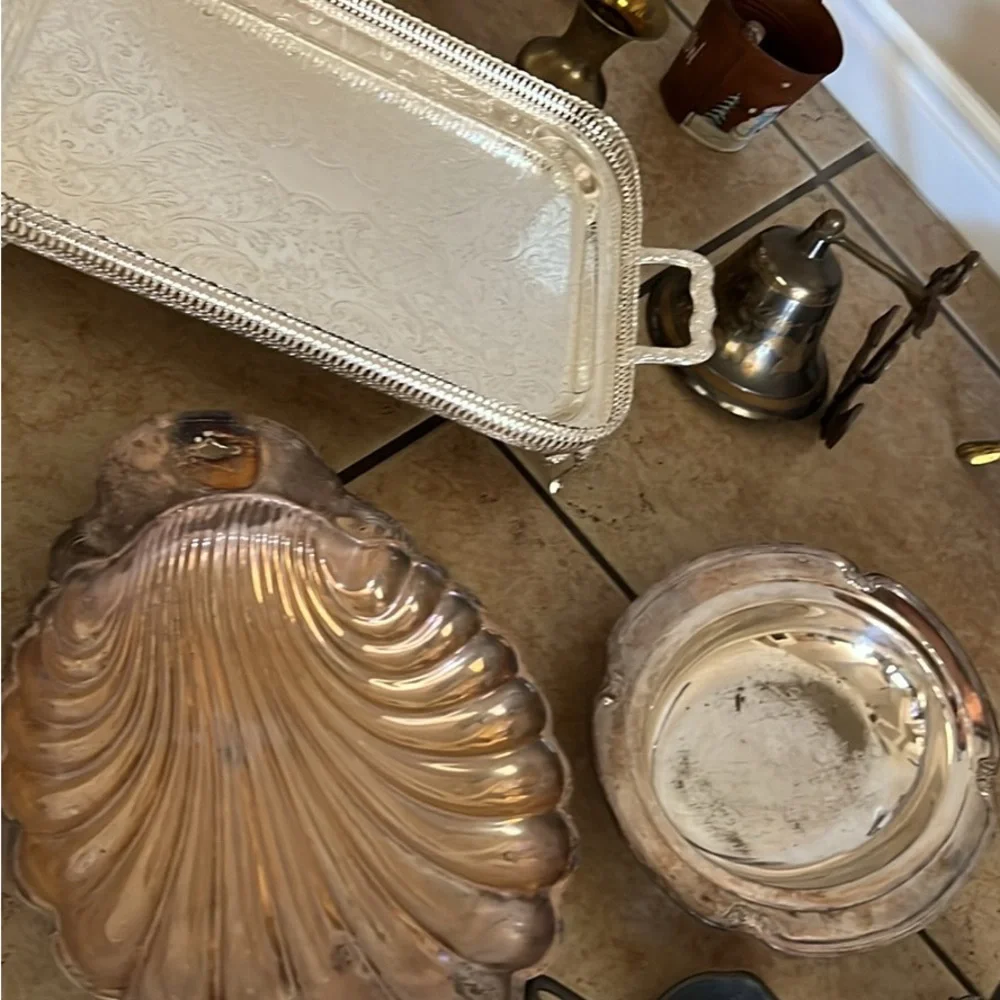 Silver plated tray made in England - Picture 2 of 4